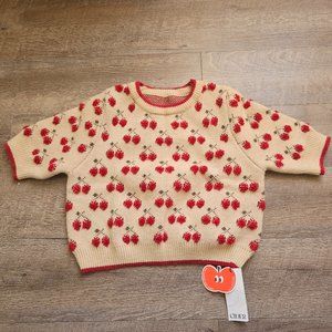 Cider NWT cherry sweater shirt